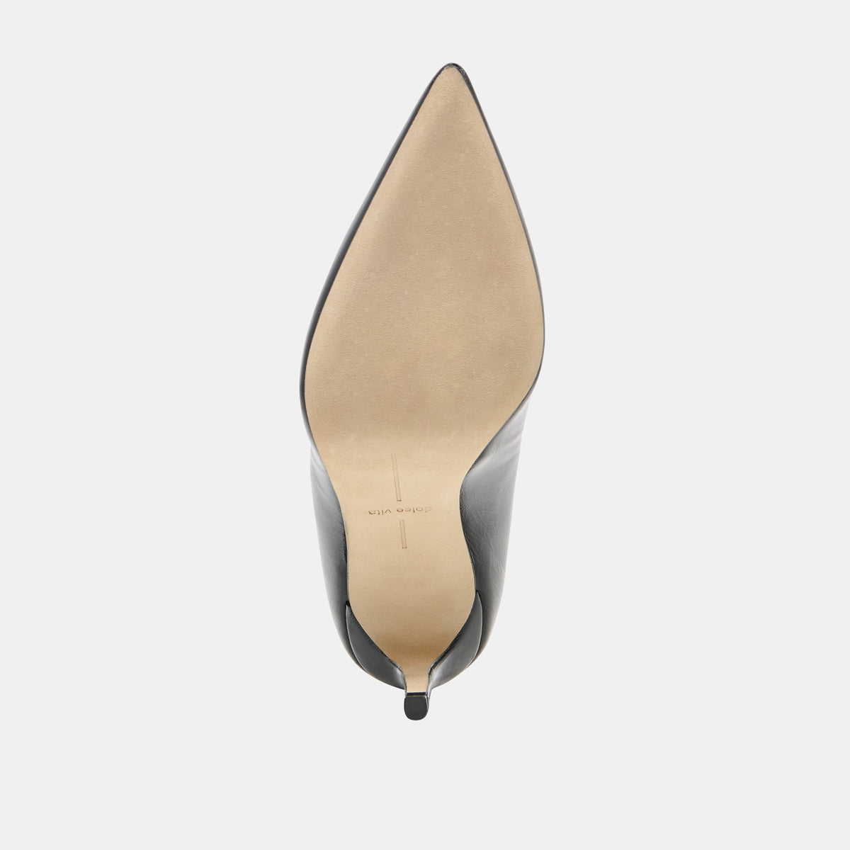 LANKY Black Leather Closed-Toe Pump Stiletto Heels | Dolce Vita Great Value