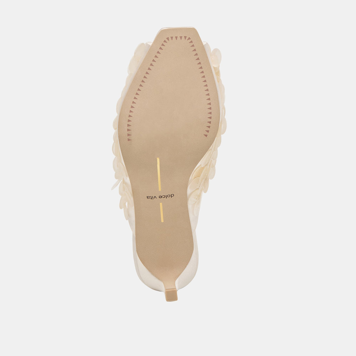 Samary Confetti Off White Satin Heels | Dolce Vita Sale