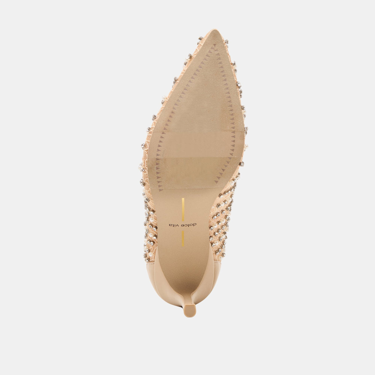 Kashe Pearl Blush Lace Mesh Heels | Dolce Vita Customer Favorite