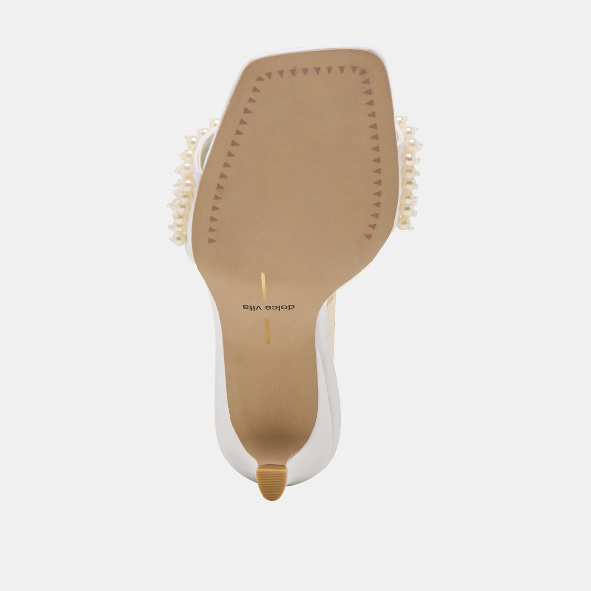 Rexa Pearl Off White Satin Heels | Dolce Vita Value