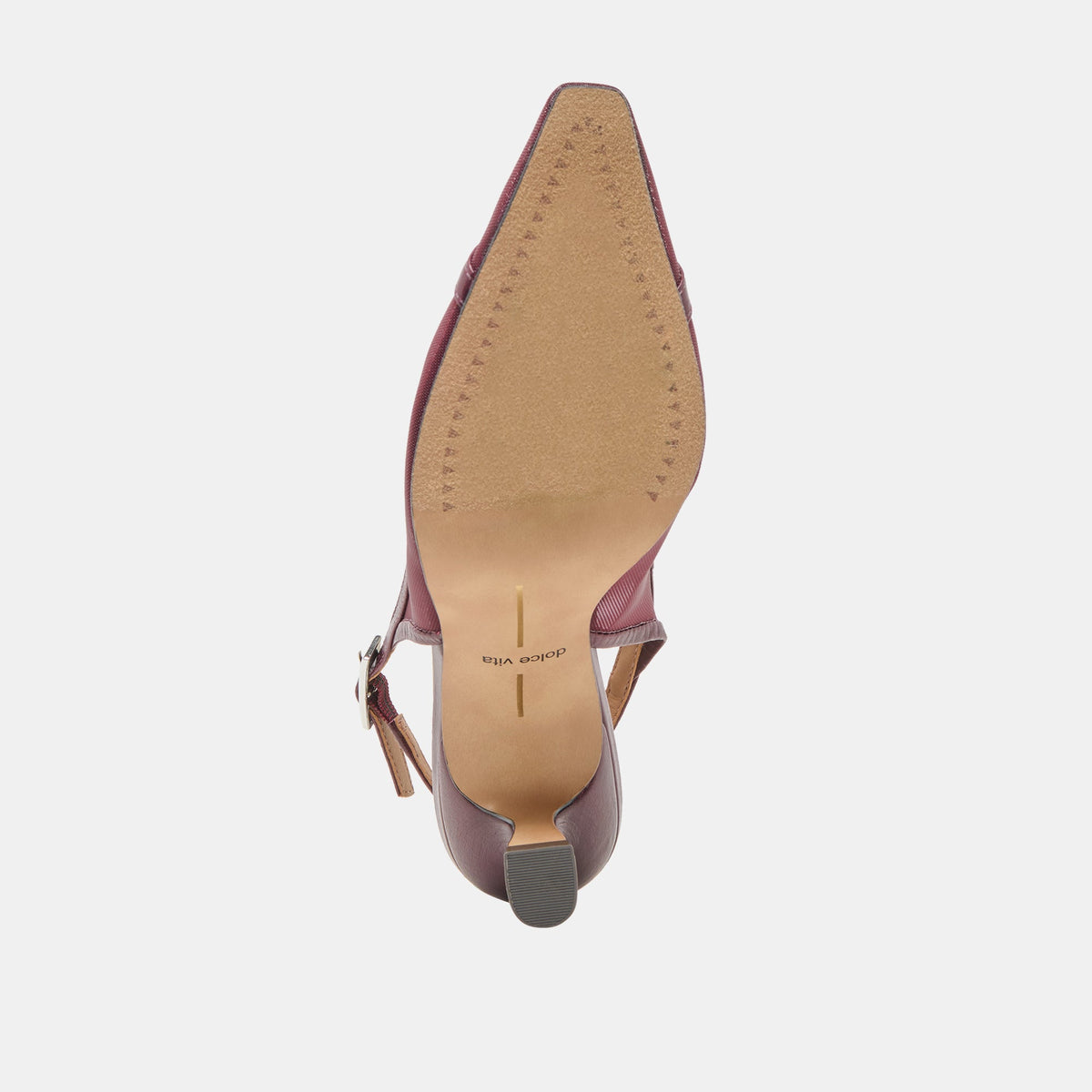 Lorine Burgundy Mesh Heels | Dolce Vita Exclusive