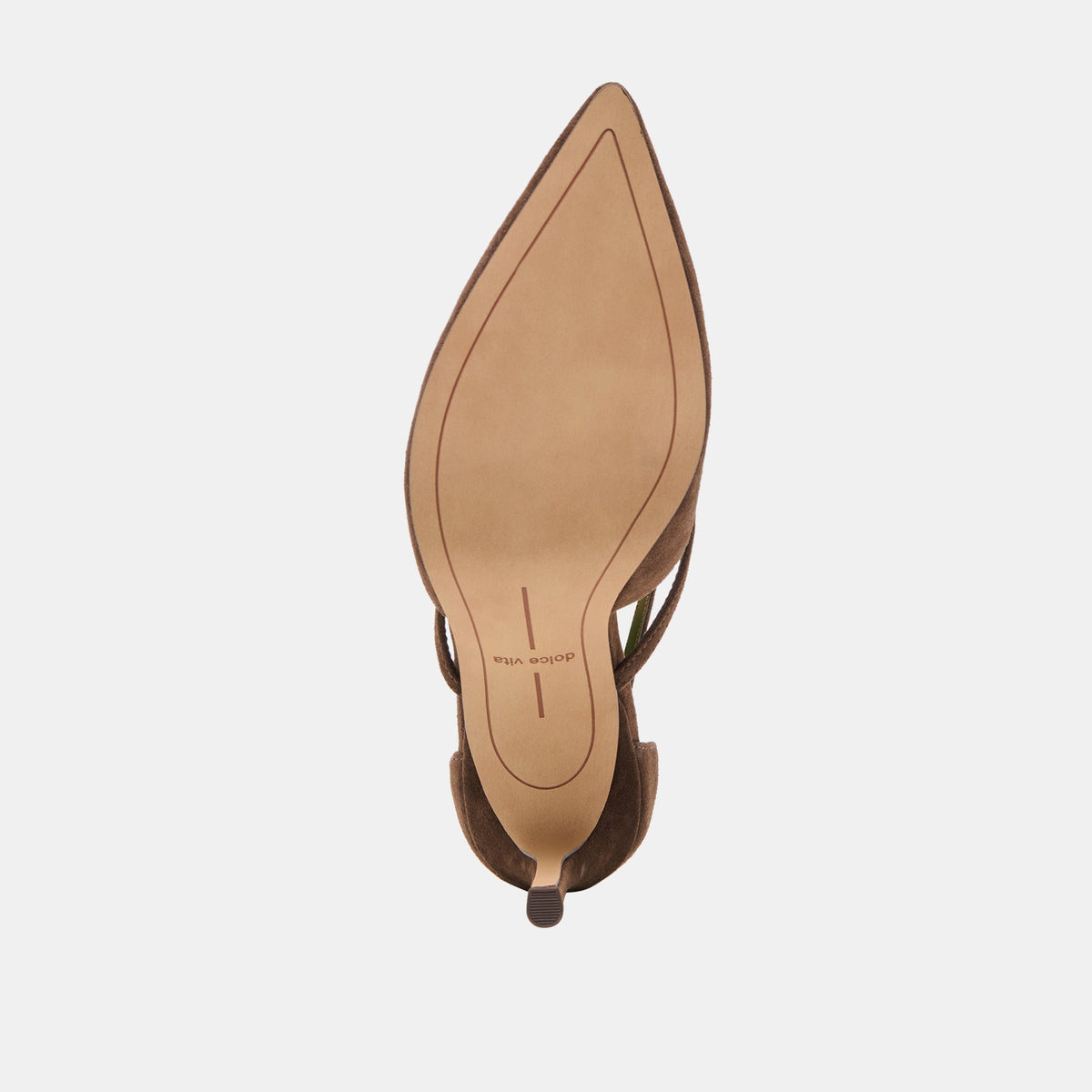 Kaine Dk Brown Suede Heels | Dolce Vita Value