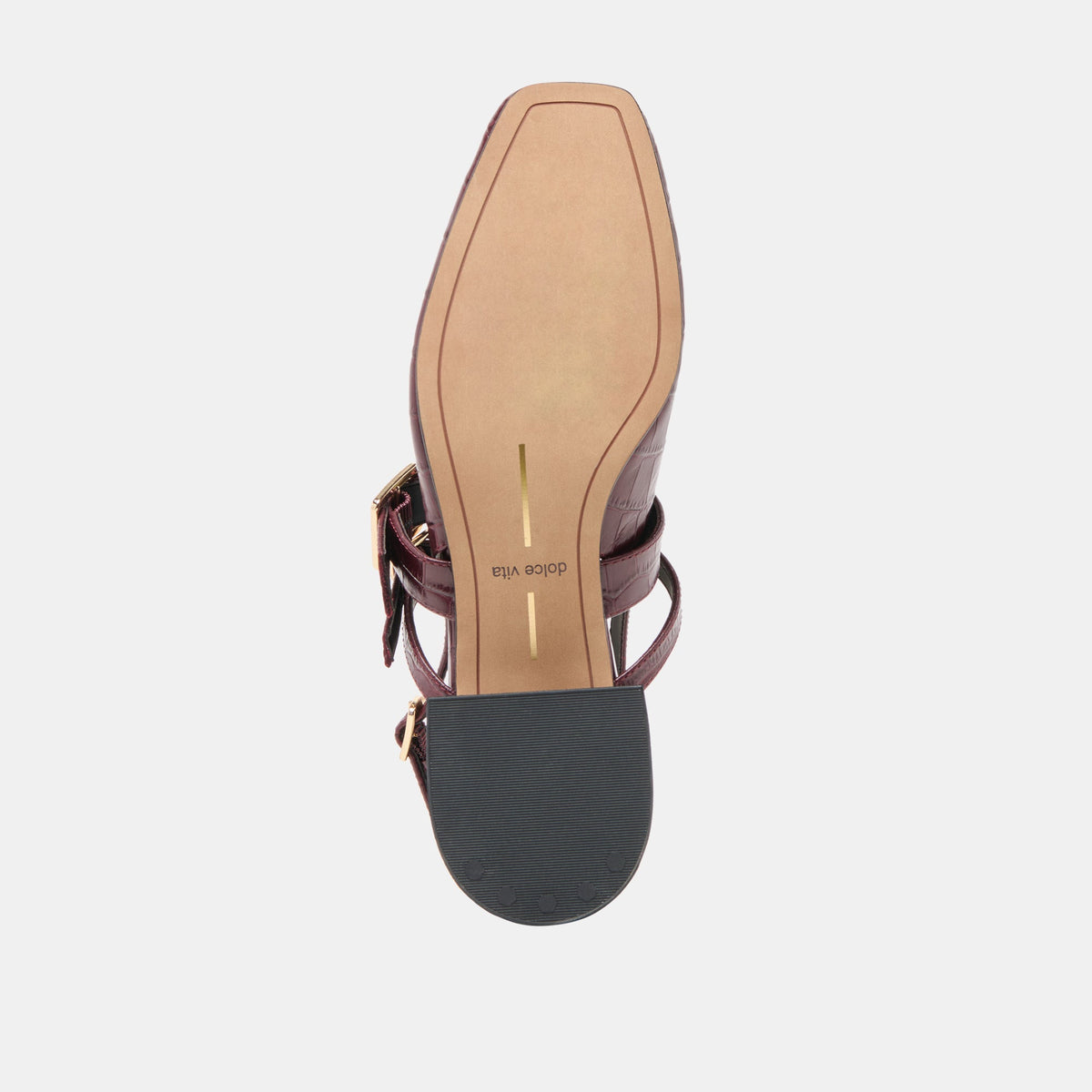 Patzy Oxblood Embossed Leather Heels | Dolce Vita Latest
