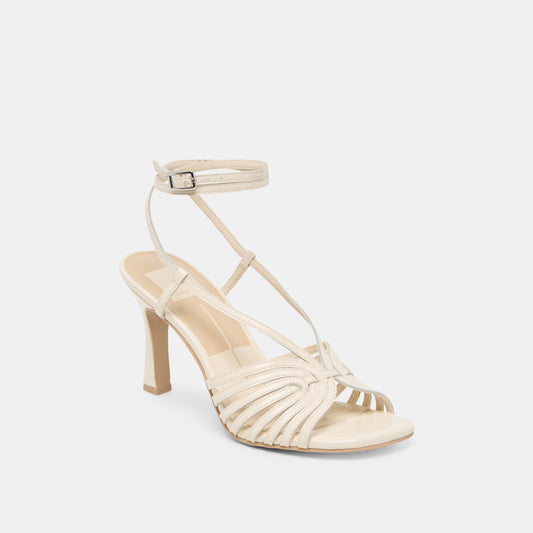 Nivana Off White Crinkle Patent Heels | Dolce Vita Trusted