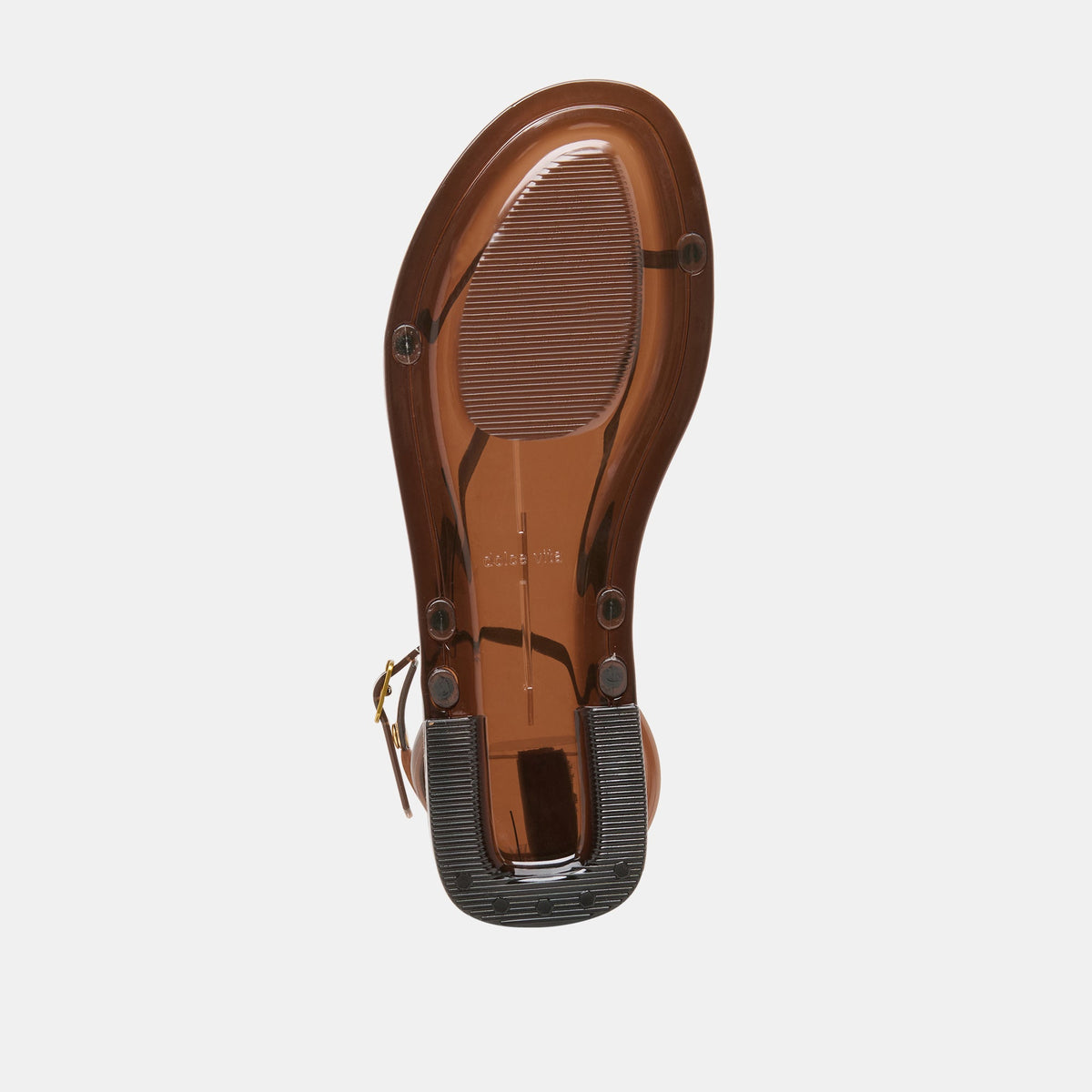 Kenley Vinyl Chocolate Jelly Sandals | Dolce Vita Latest