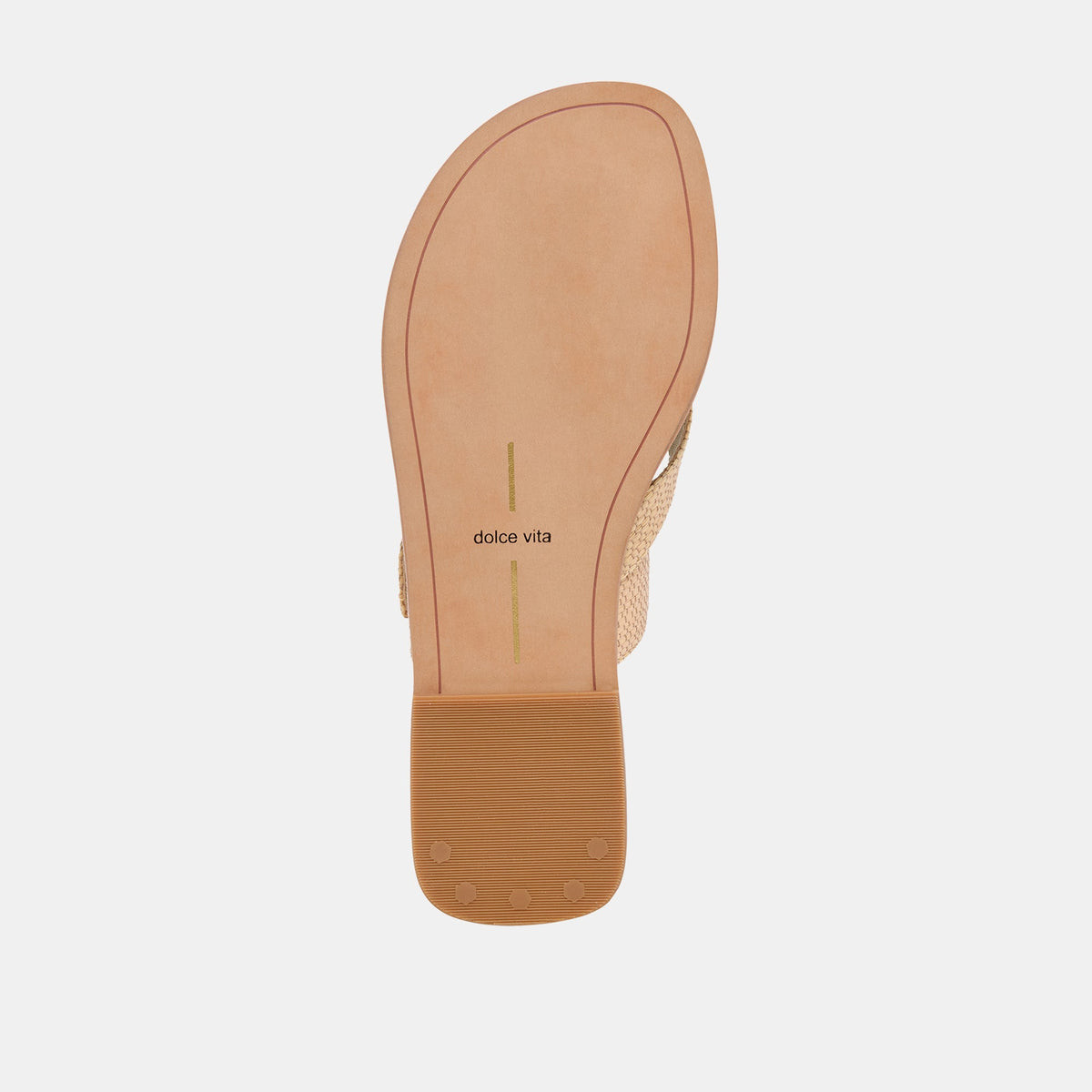 SHORE Sand Raffia Flip-Flop Buckled Sandals | Dolce Vita Recommended