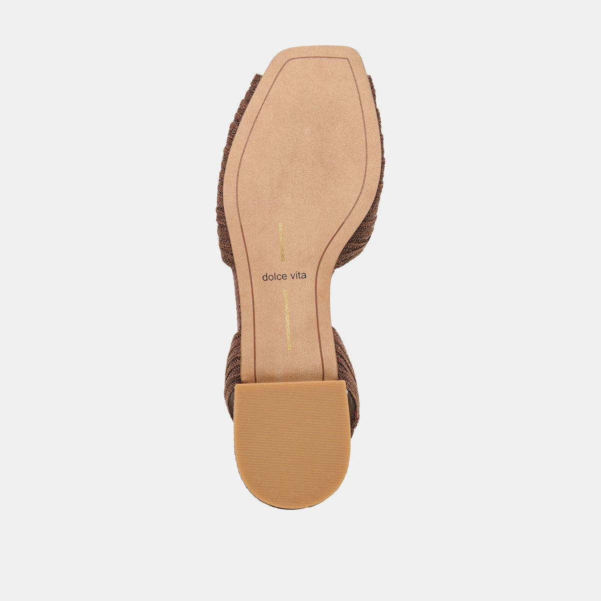 MARZY Cocoa Raffia Slingback Peep-Toe Sandals | Dolce Vita New