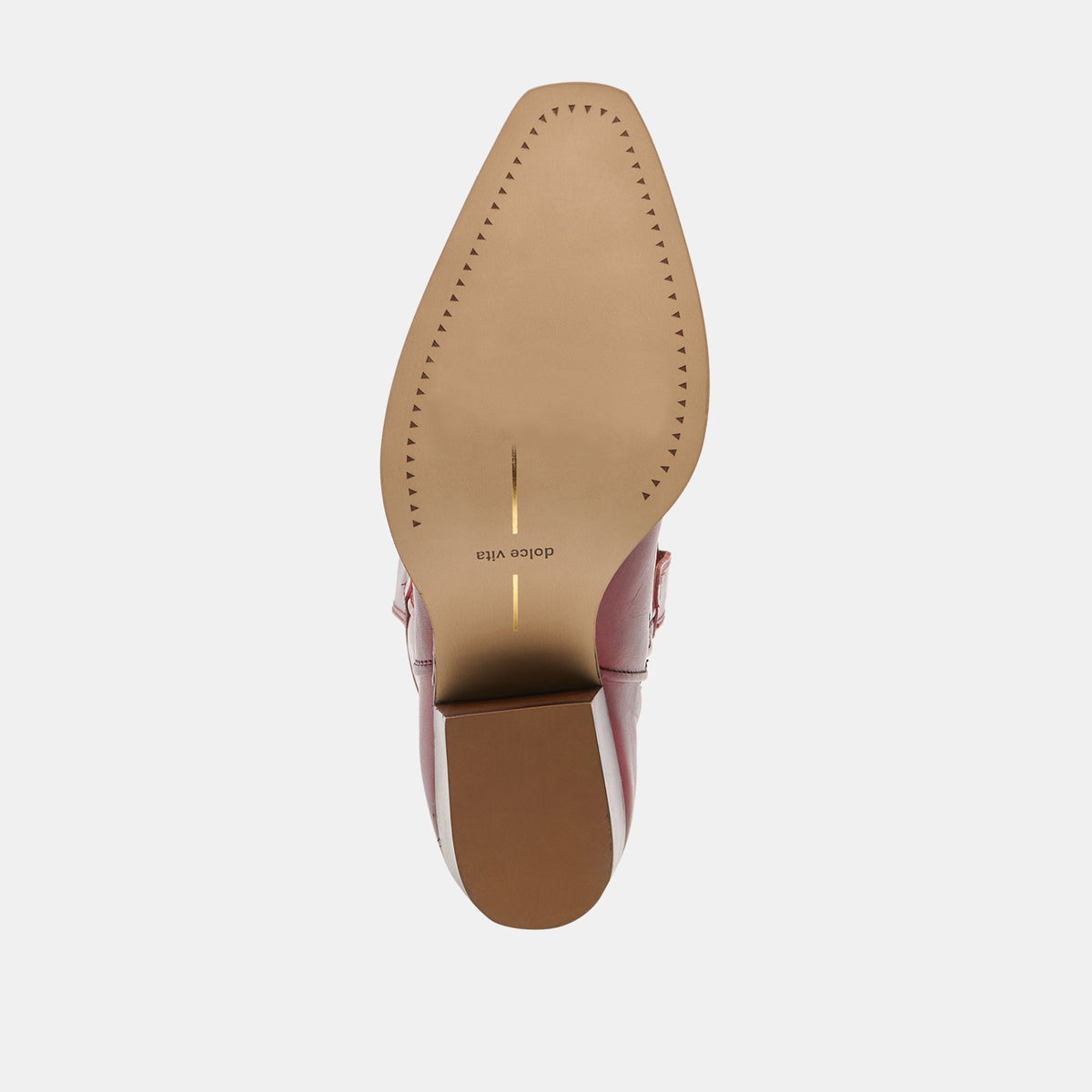 VIGLA Garnet Leather Pointed-Toe Western Boots | Dolce Vita Top Pick