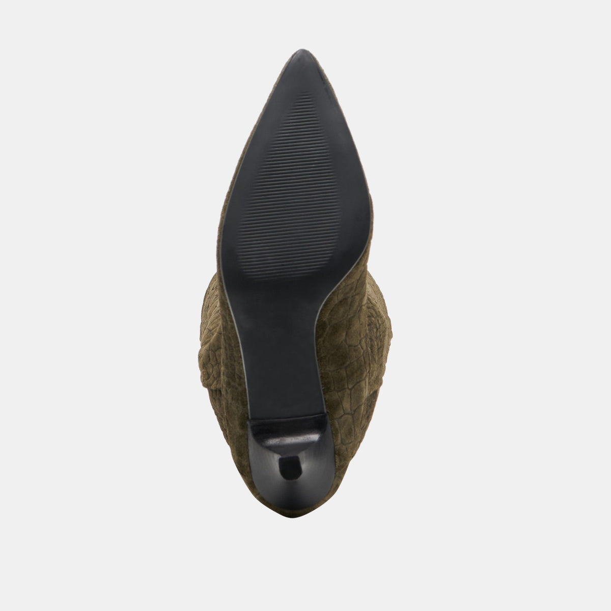 Roxla Olive Croco Embossed Leather Boots | Dolce Vita Quality