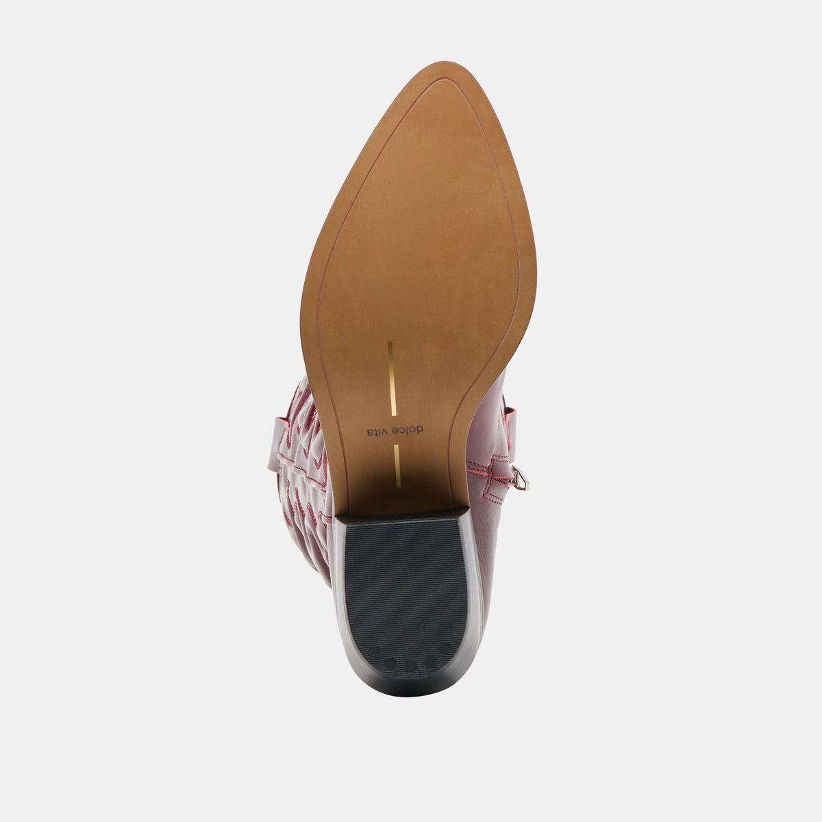 Mirla Oxblood Leather Wide Calf Boots | Dolce Vita Trusted