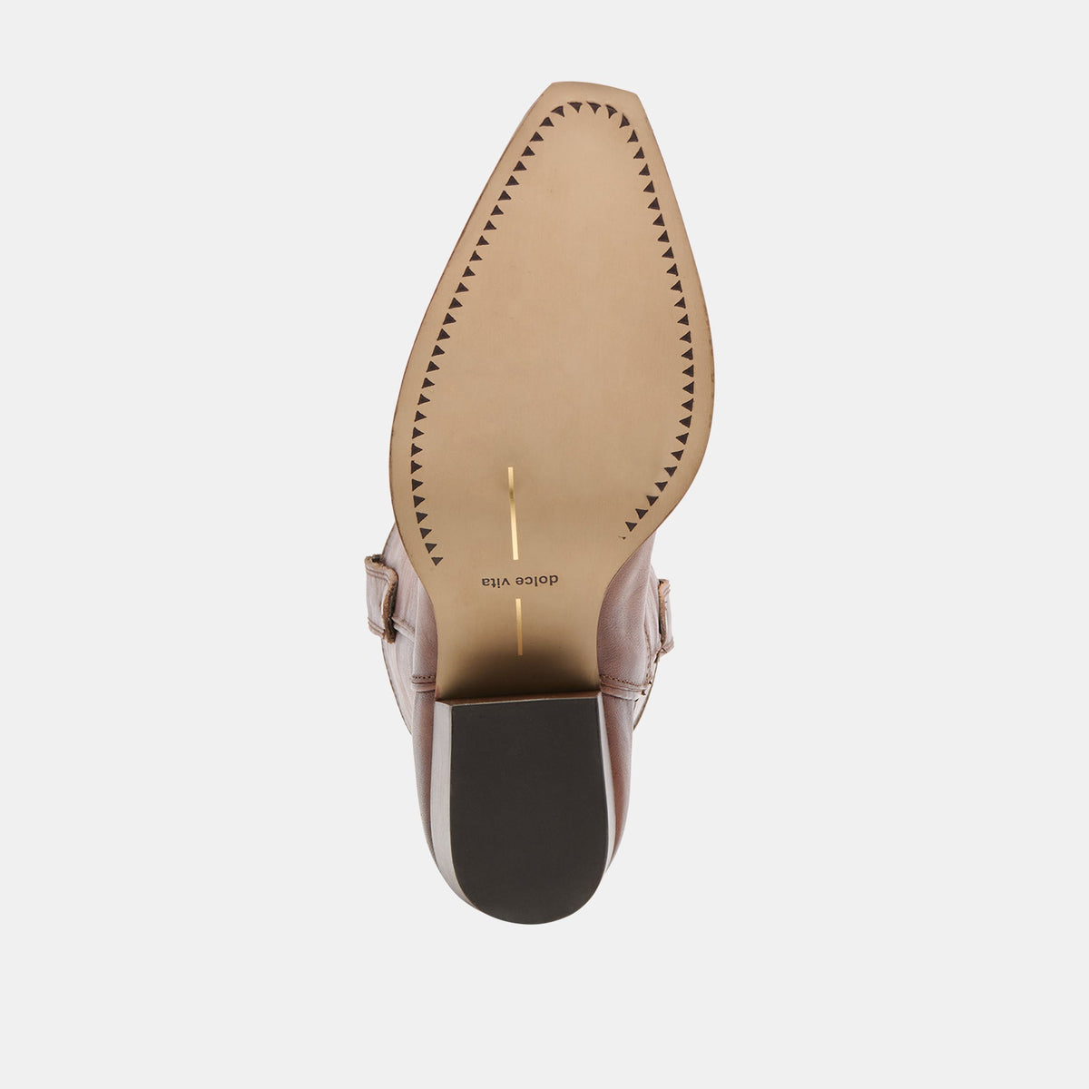VIGLA Chestnut Leather Pointed-Toe Western Boots | Dolce Vita Popular