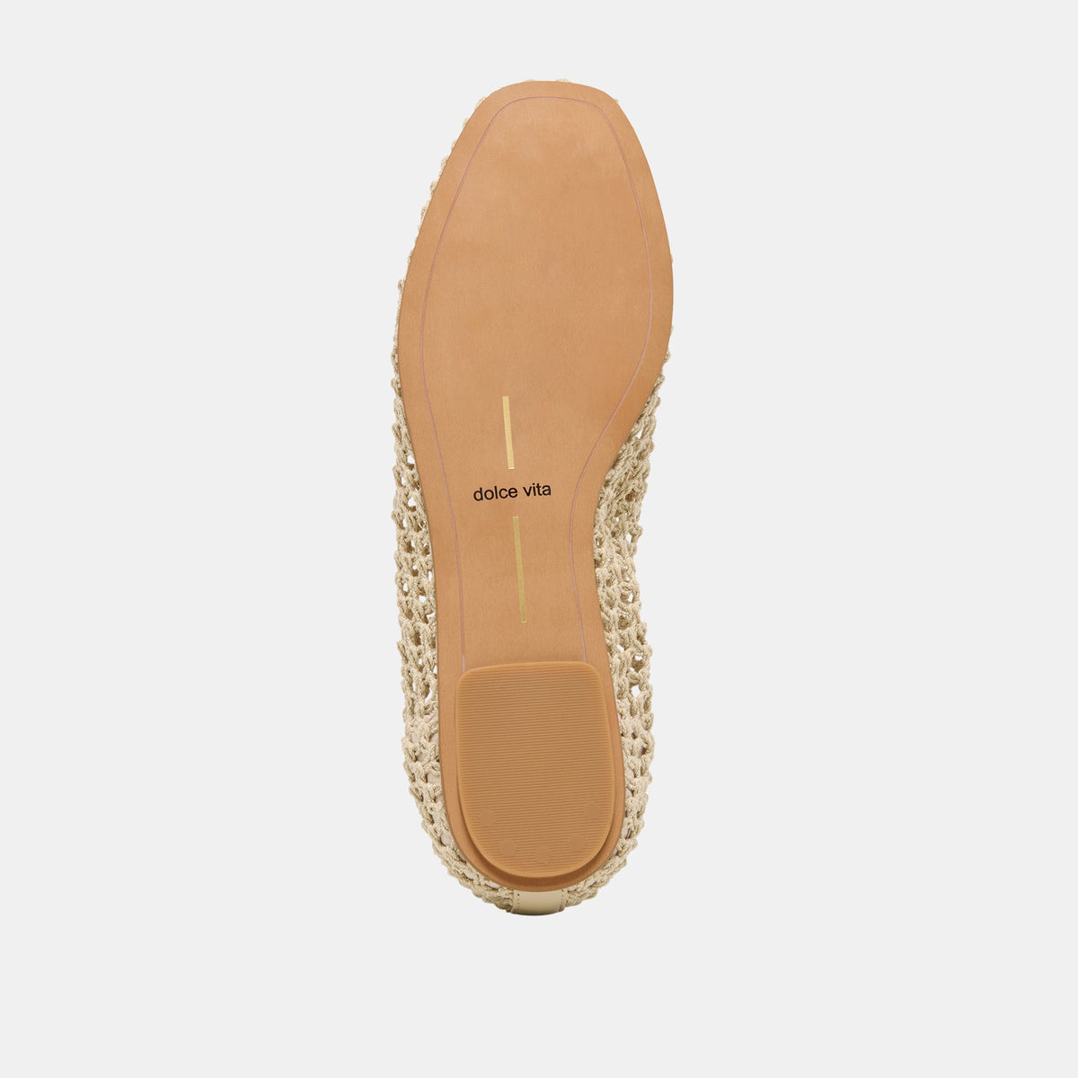 Kaylyn Oatmeal Crochet Flats | Dolce Vita Premium