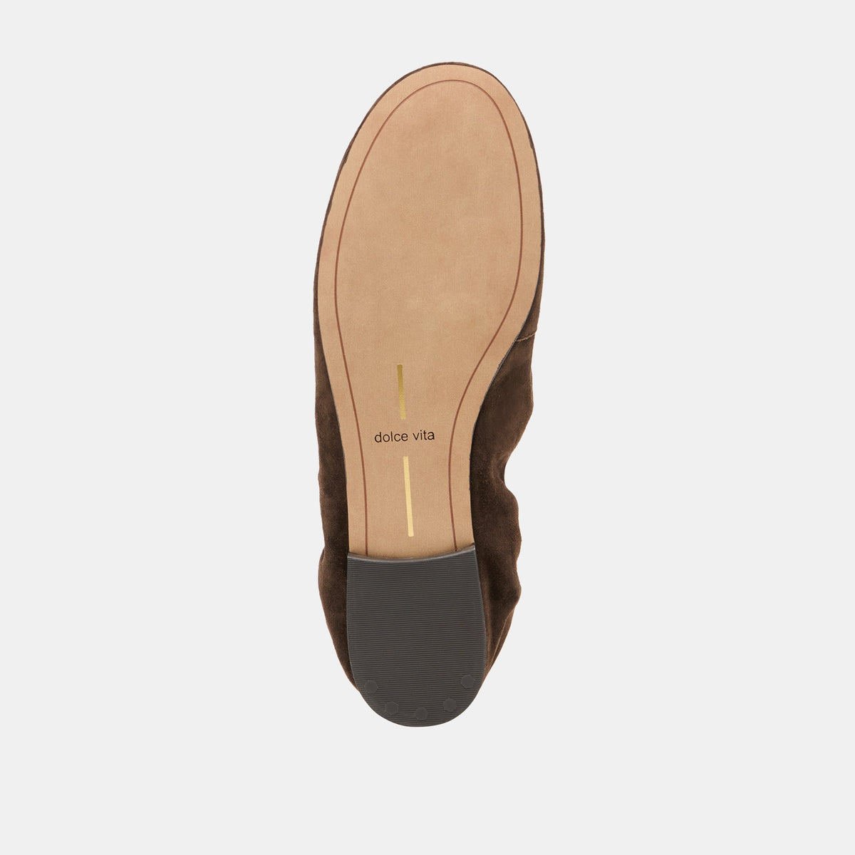Cornel Dk Brown Suede Flats | Dolce Vita Best Seller