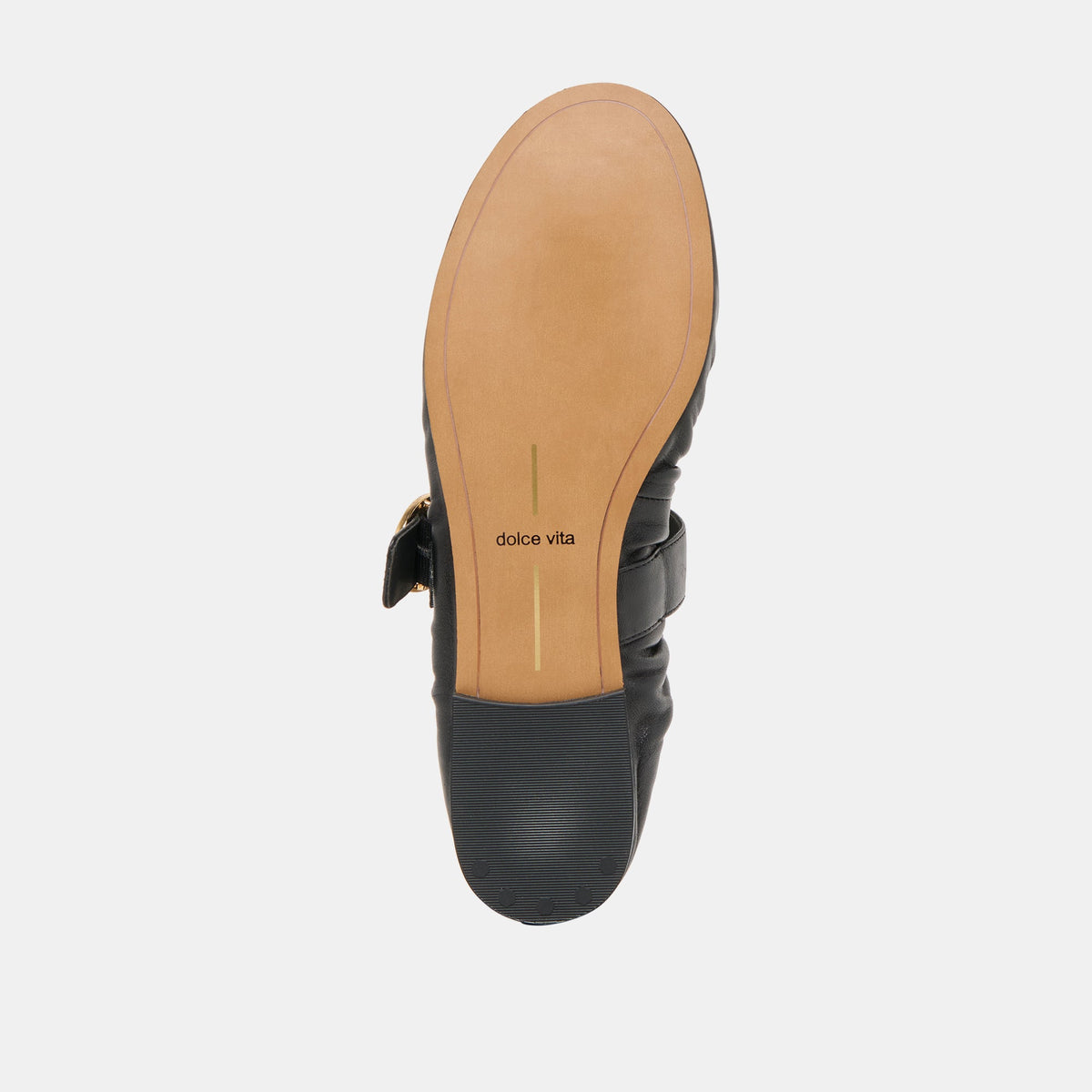 Caely Black Leather Ballet Flats | Dolce Vita Essential
