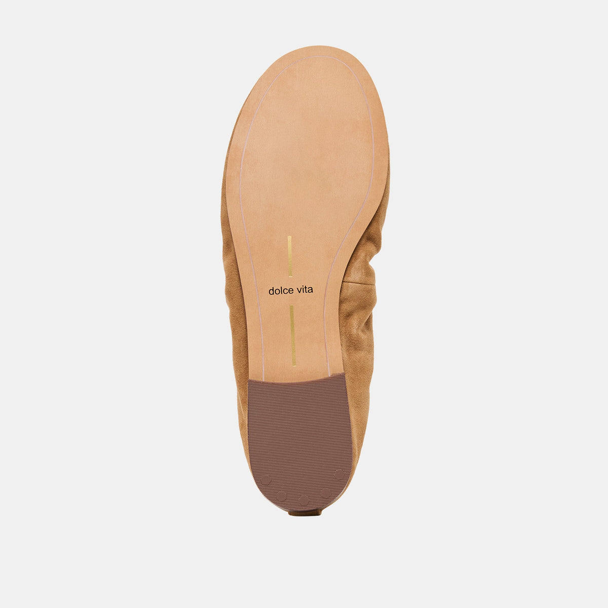 Conrad Lt Brown Suede Ballet Flats | Dolce Vita Recommended