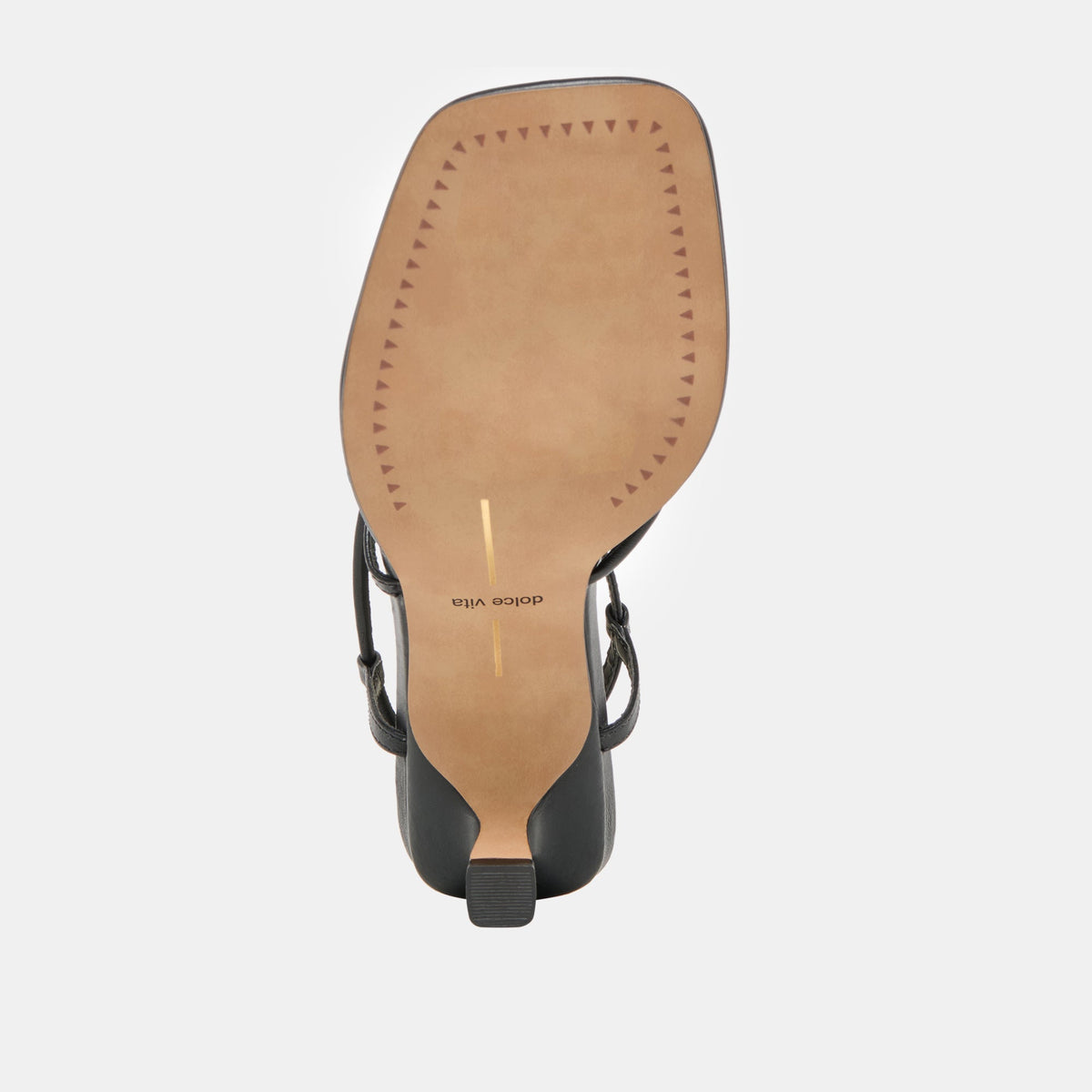 Manji Wide Black Leather Heels | Dolce Vita Top Pick