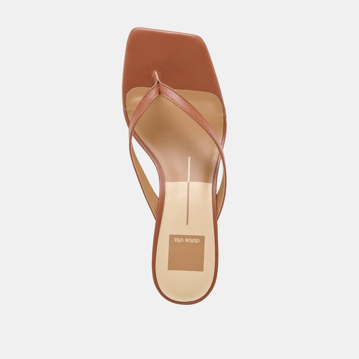 Ramia Cognac Leather Heels | Dolce Vita Value