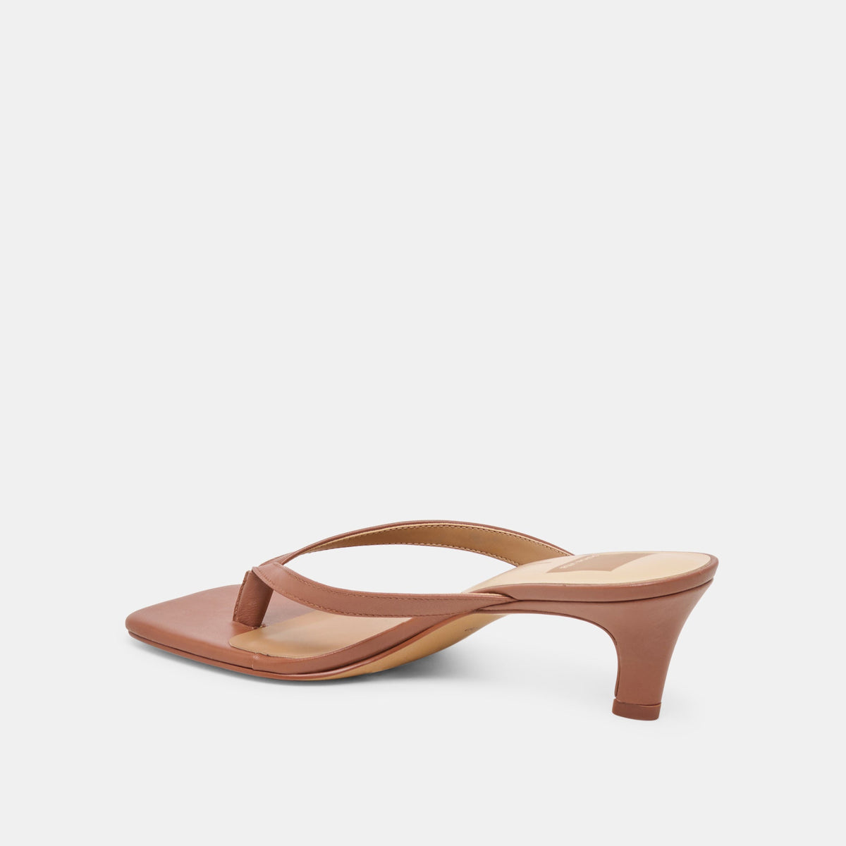 Ramia Cognac Leather Heels | Dolce Vita Value