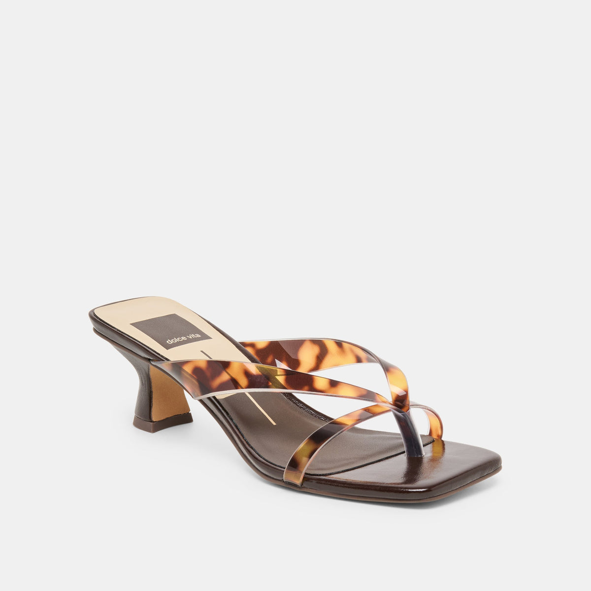 Brevel Vinyl Tortoise Jelly Heels | Dolce Vita Everyday