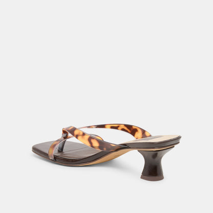 Brevel Vinyl Tortoise Jelly Heels | Dolce Vita Everyday