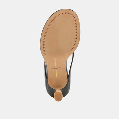 Doreen Black Leather Heels | Dolce Vita Deals