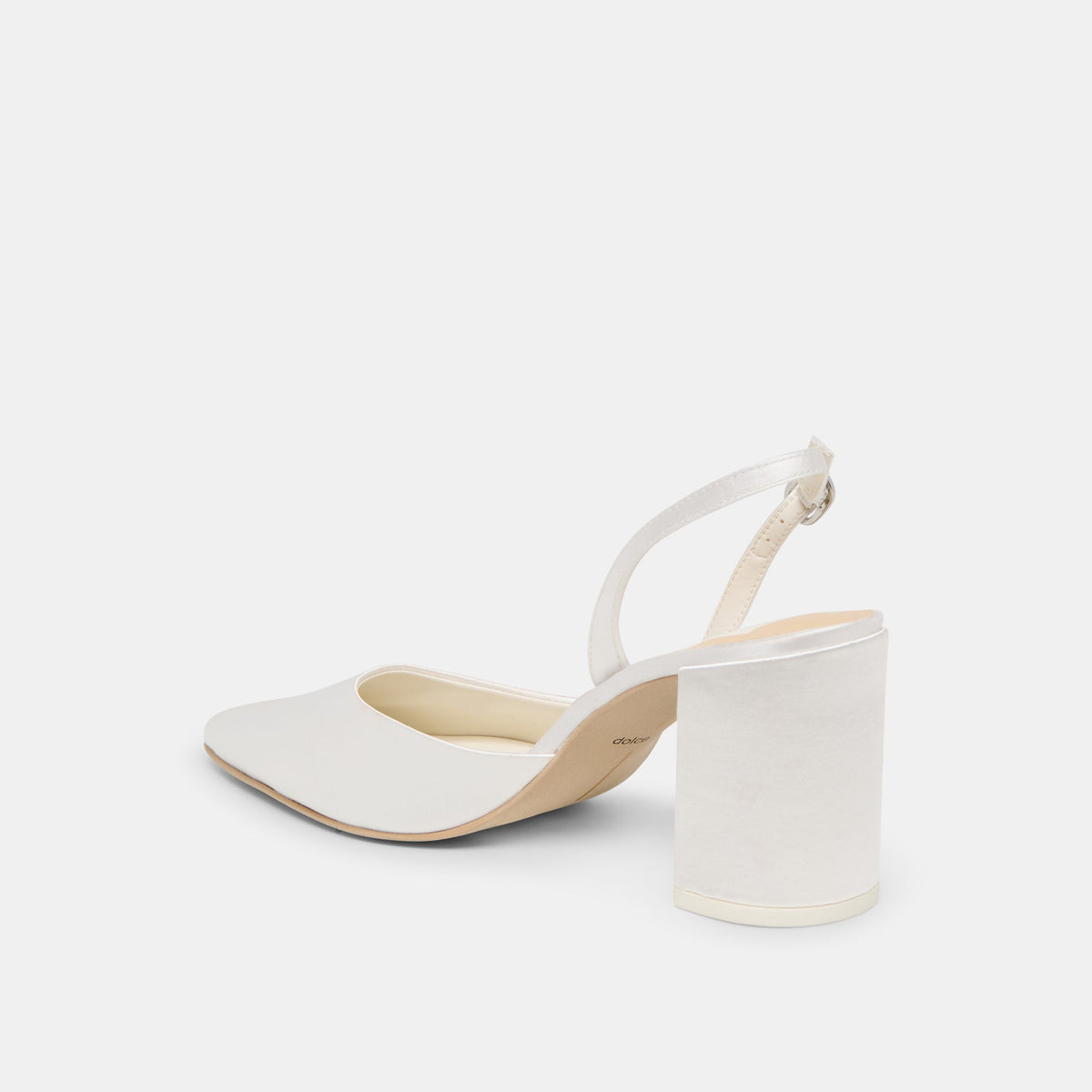 Carel True White Satin High Heels | Dolce Vita Everyday