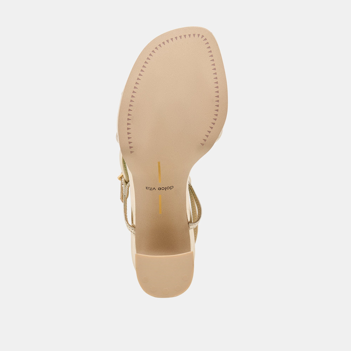 Odete Gold Leather Heels | Dolce Vita Featured