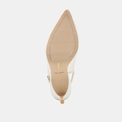 Yami True White Lace Heels | Dolce Vita Everyday