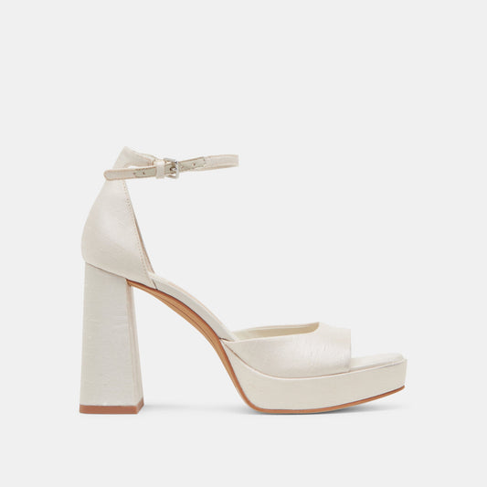 PANDRO HEELS WHITE SATIN
 – Dolce Vita | Dolce Vita Quality