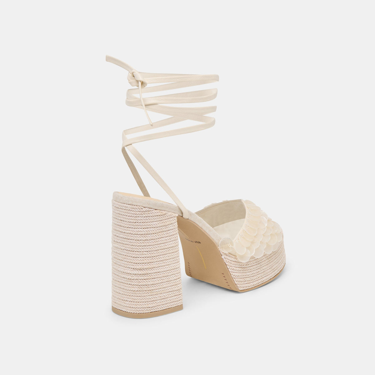 Dorthy Confetti Ivory Leather Heels | Dolce Vita Top Pick