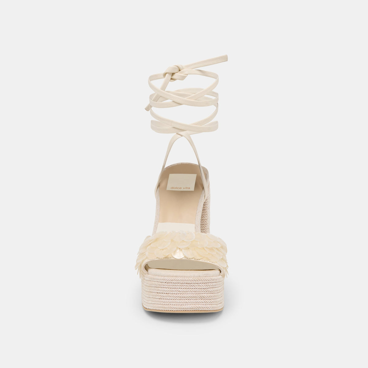 Dorthy Confetti Ivory Leather Heels | Dolce Vita Top Pick