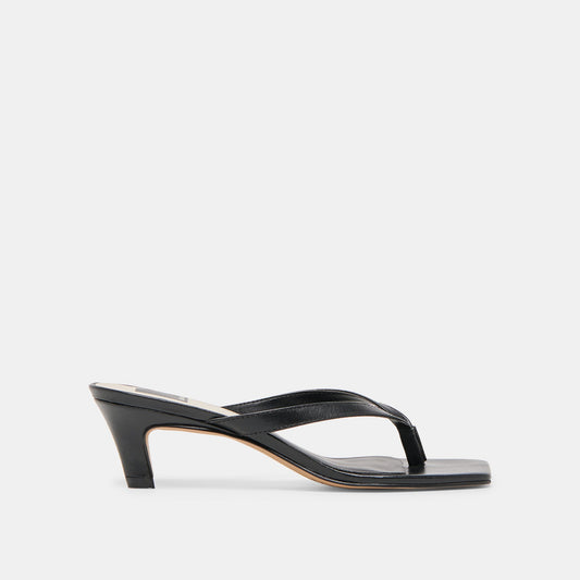 Ramia Black Leather Heels | Dolce Vita Trusted