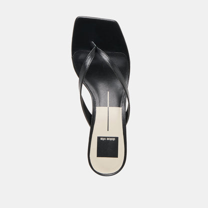 Ramia Black Leather Heels | Dolce Vita Trusted