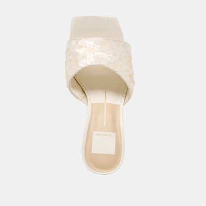 Nandy Confetti Ivory Sequin Heels | Dolce Vita Best Price