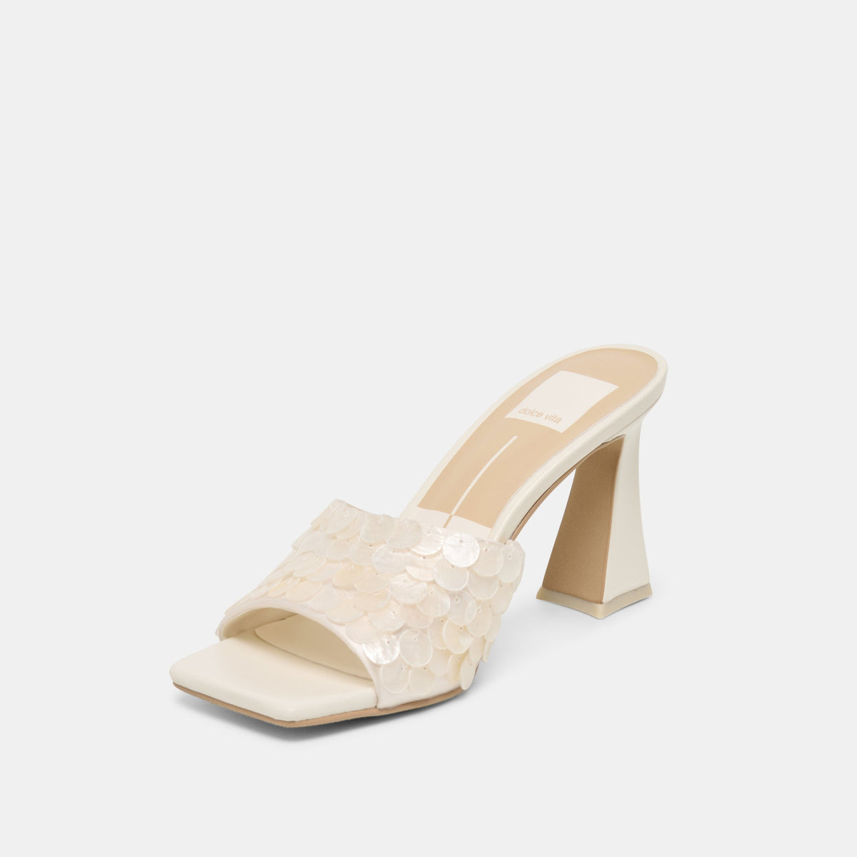 Nandy Confetti Ivory Sequin Heels | Dolce Vita Best Price