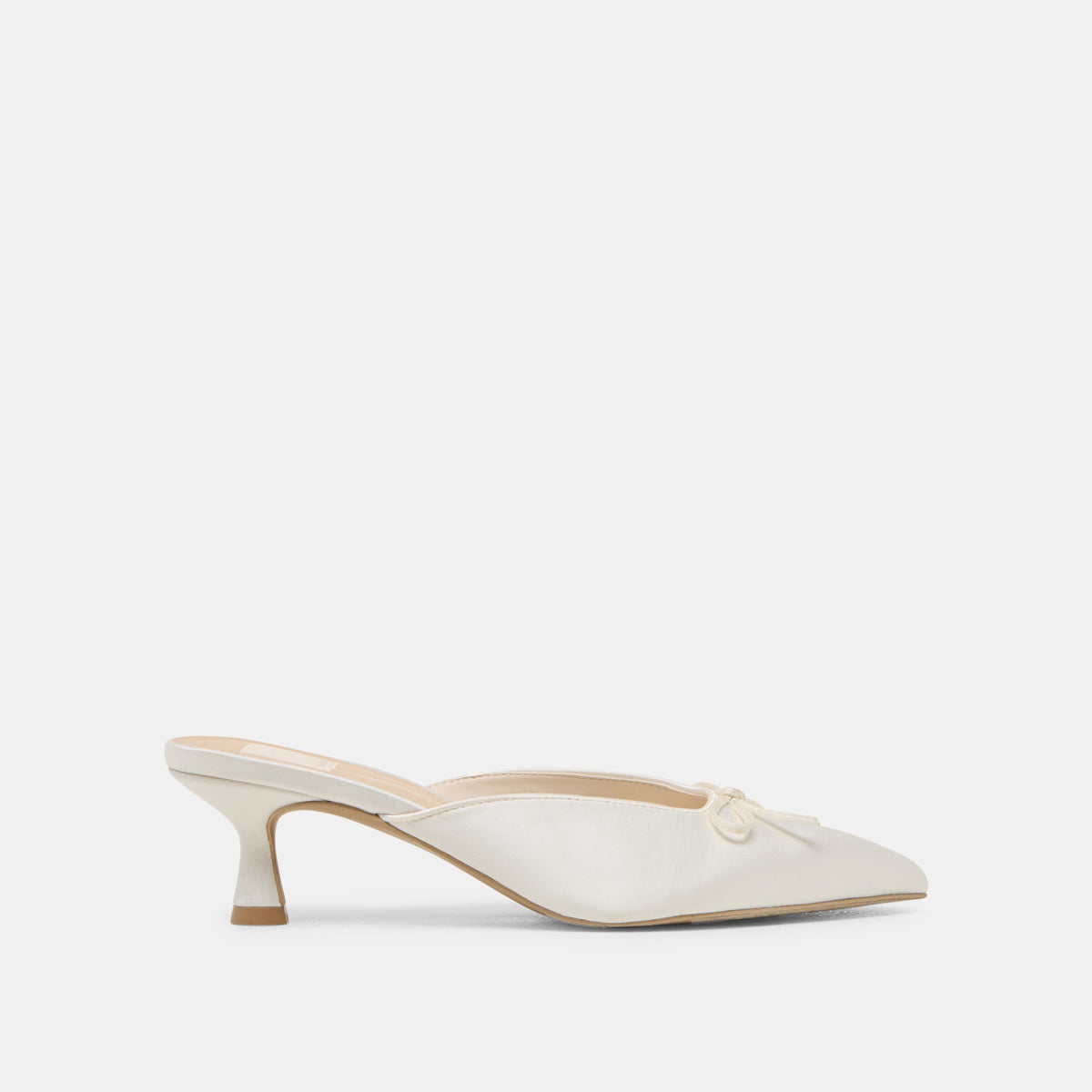 Cleo Off White Satin Heels | Dolce Vita Featured