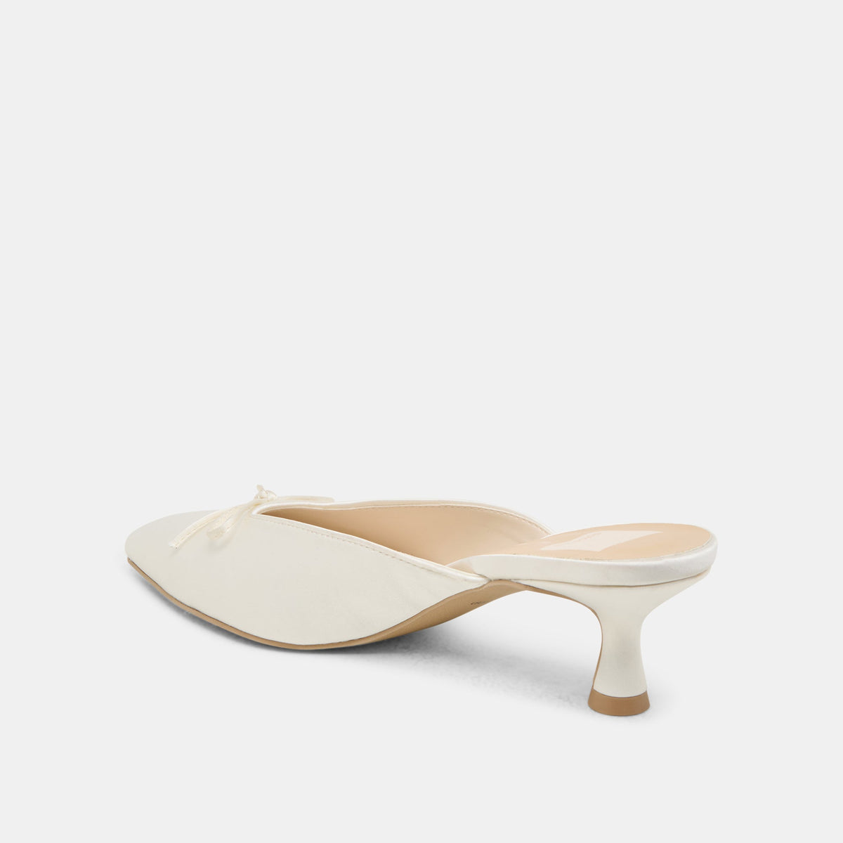 Cleo Off White Satin Heels | Dolce Vita Featured