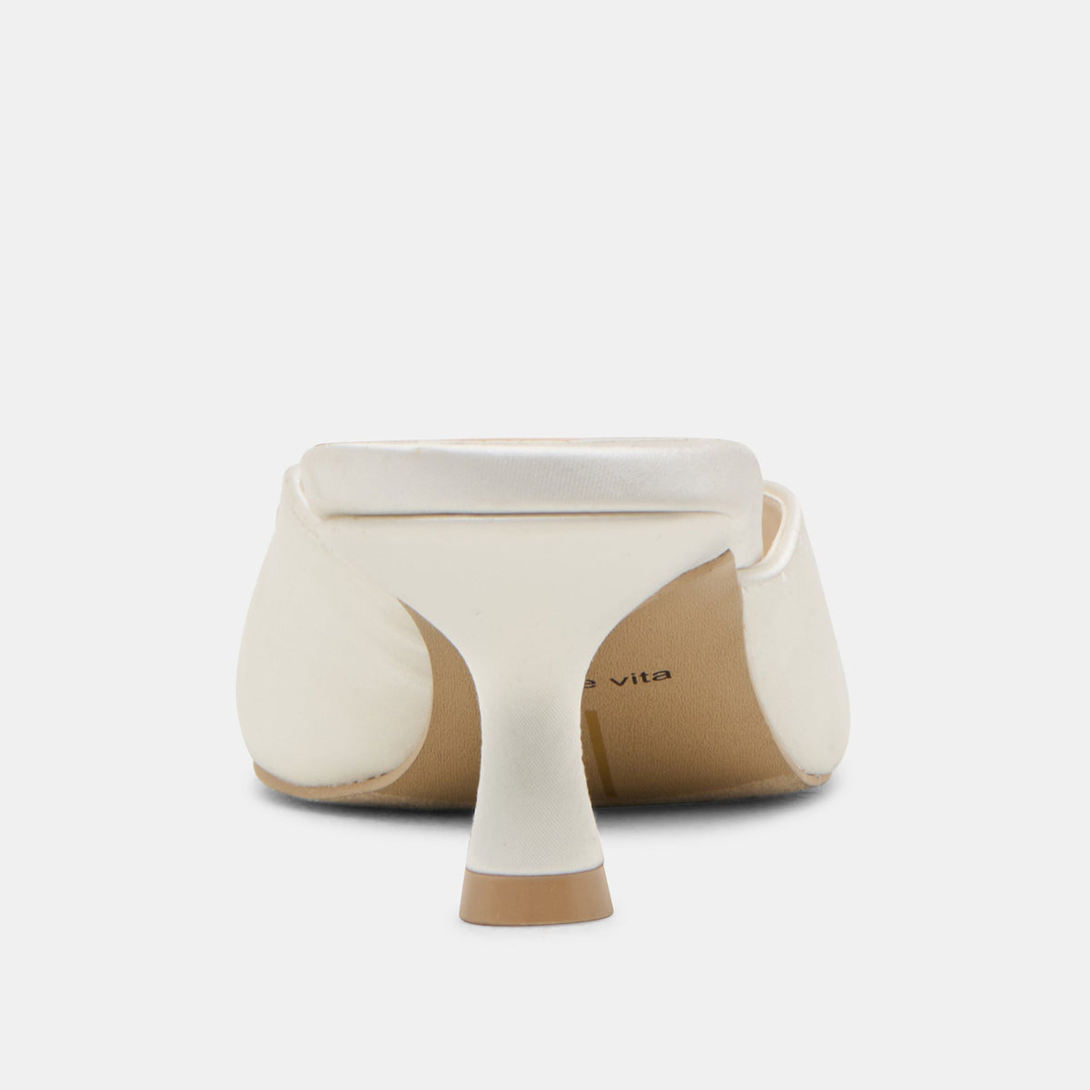 Cleo Off White Satin Heels | Dolce Vita Featured