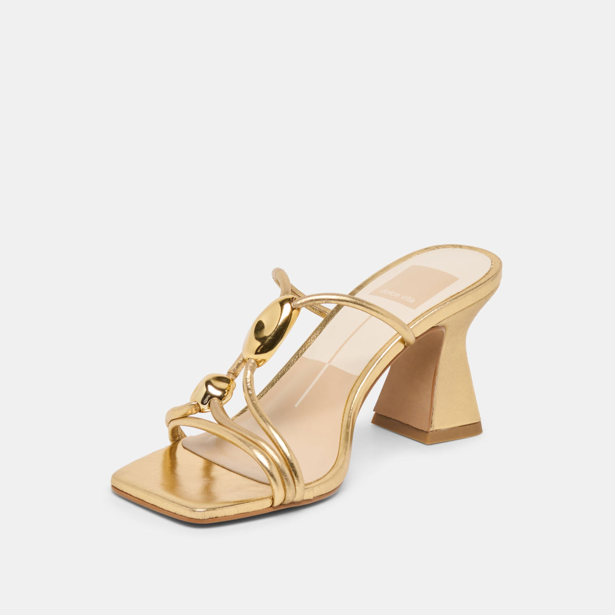 Alayna Gold Leather Heels | Dolce Vita Best Seller