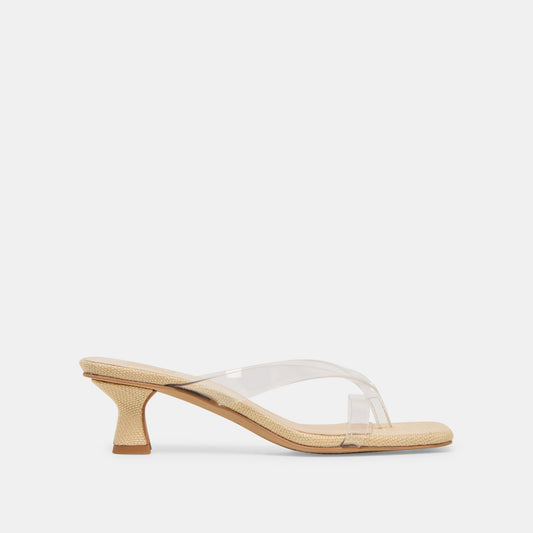Brevel Vinyl Crystal Jelly Heels | Dolce Vita Recommended
