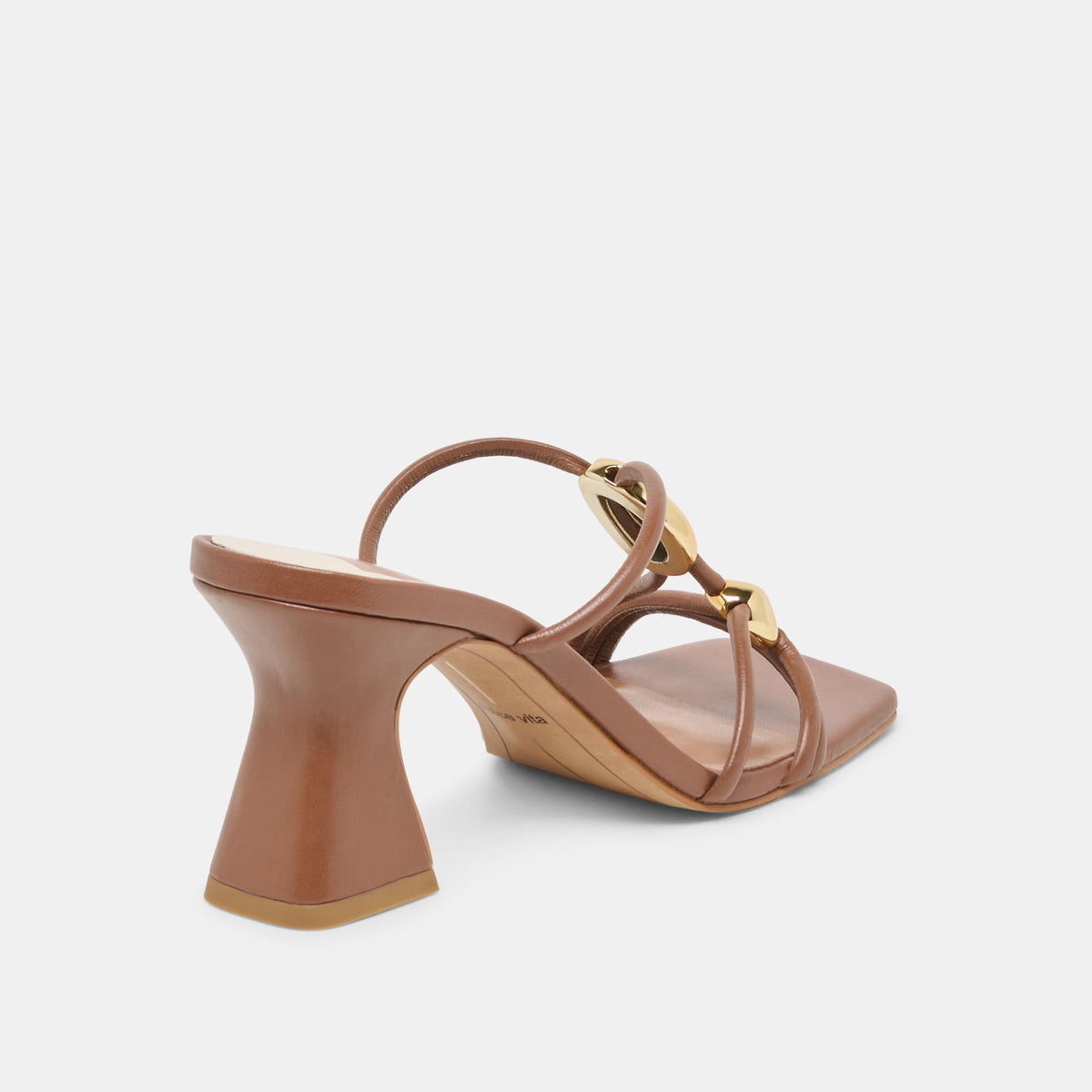 Alayna Cognac Leather Heels | Dolce Vita New