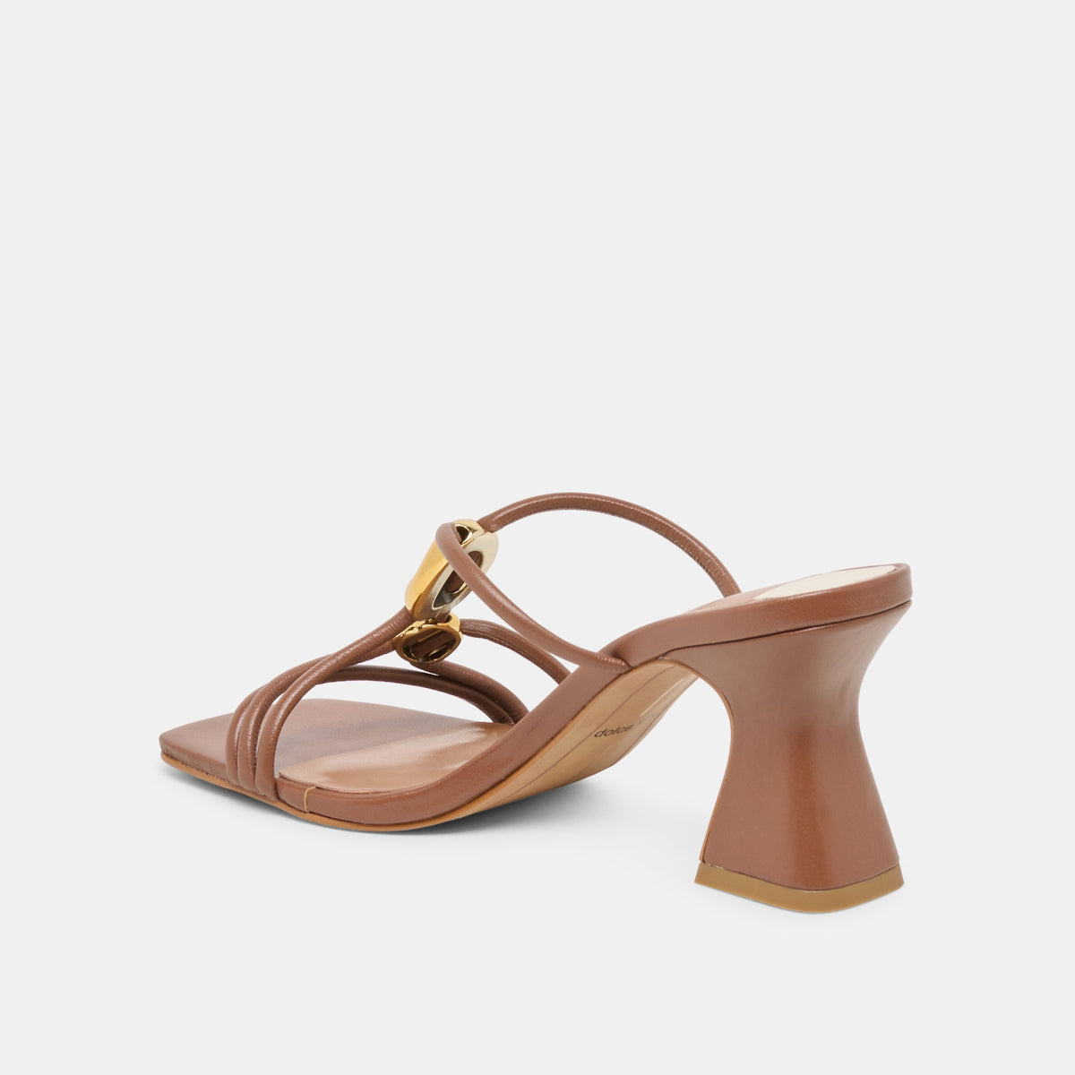 Alayna Cognac Leather Heels | Dolce Vita New
