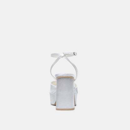 Bryla White Satin Heels | Dolce Vita Signature