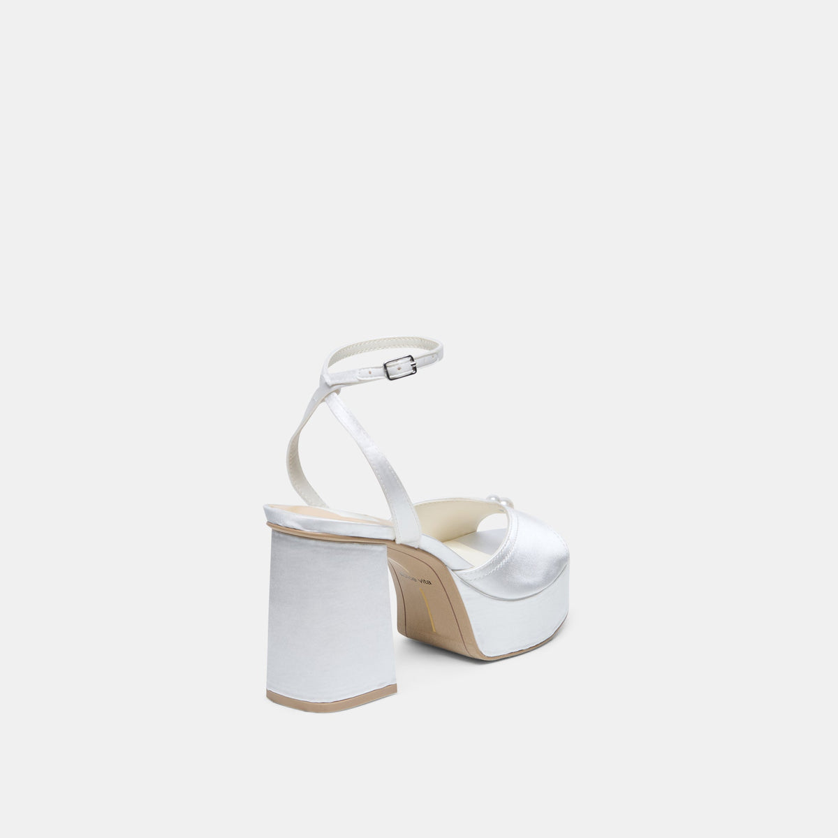 Bryla White Satin Heels | Dolce Vita Signature