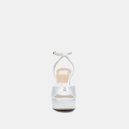 Bryla White Satin Heels | Dolce Vita Signature