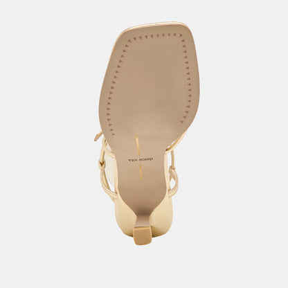 Mylee Gold Distressed Leather Heels | Dolce Vita Special Offer