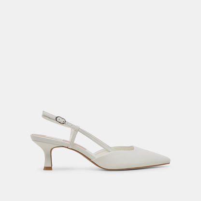 Odela White Leather Heels | Dolce Vita Discount