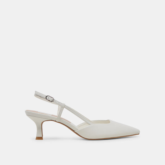 Odela White Leather Heels | Dolce Vita Discount
