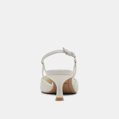 Odela White Leather Heels | Dolce Vita Discount