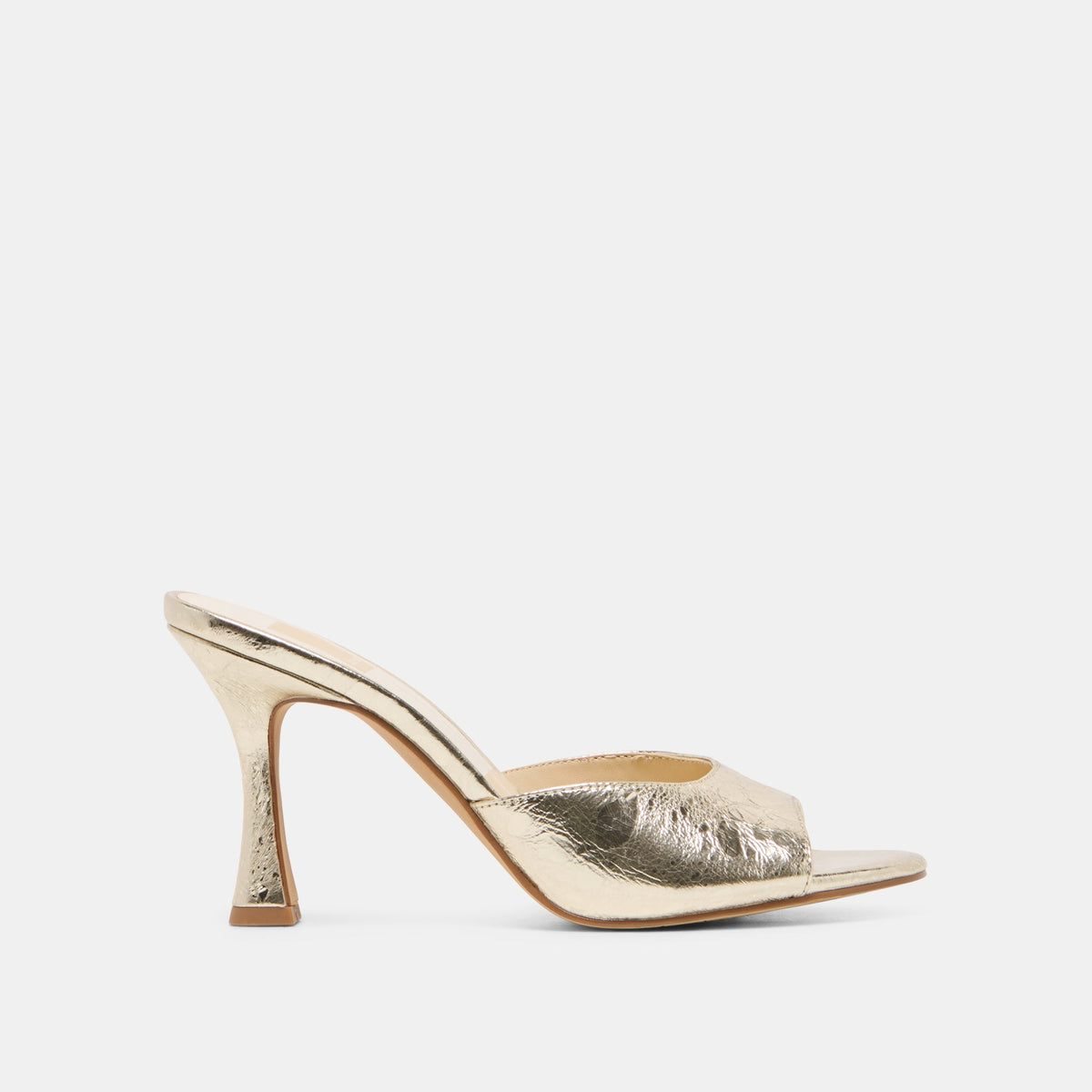 Rosha Platinum Distressed Leather Heels | Dolce Vita Trending